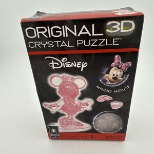 Disney Minnie Mouse 39 Piece Original 3D Crystal Puzzle Pink 30982